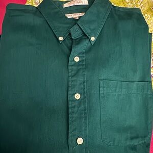 John Ashford Green Casual Button Down Shirt